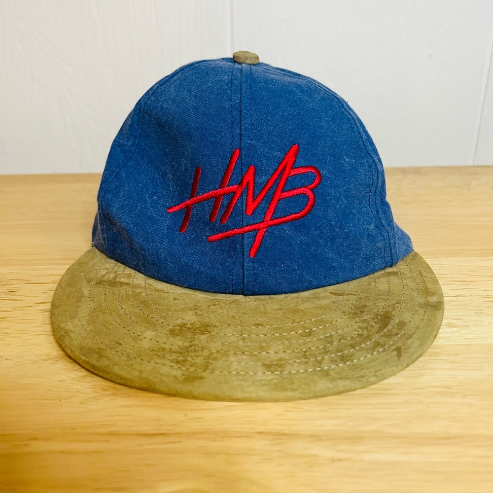 Blue & Brown Adjustable Cap Anerica HMB Flatbill Hat